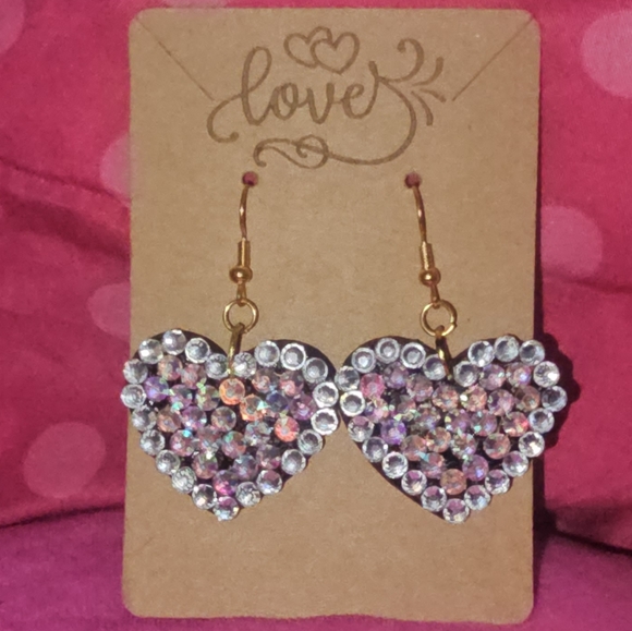 Heart earrings - Picture 3 of 4